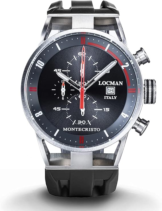 Montecristo Black Locman Chronograph Watch