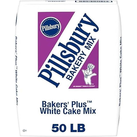 Mix Bakers Plus White Cake 50 Pound
