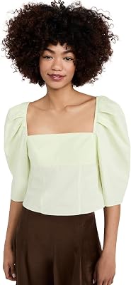 Vince Draped Square Neck Top
