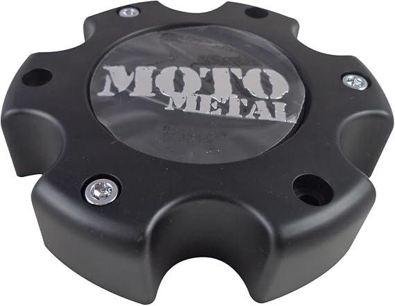 Moto Metal MO909B6139YB Flat Black Wheel Center Caps (4 CAPS)