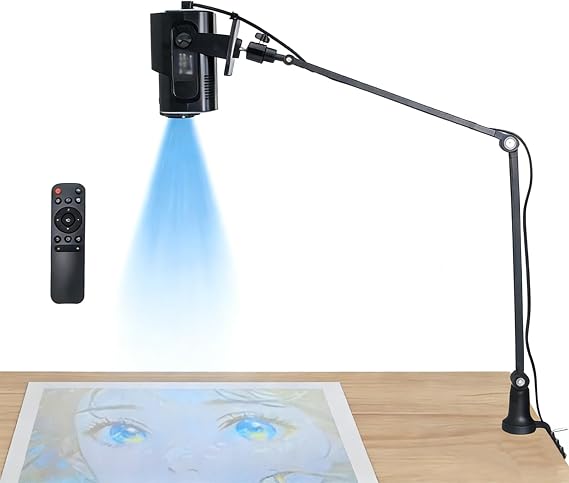 Smart Art Projectors for tracing and drawing, Portable HD Projector, Support Mobile Phone/Tablet for Artist, Wall and Canvas Sketching DIY Projects