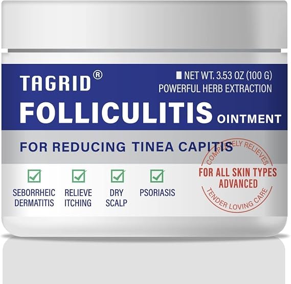 TAGRID Folliculitis Cream, Soothing Scalp, Face & Body Cream - Hydrating & Refreshing - 3.5 Ounce