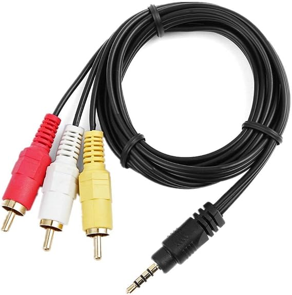 AV A/V TV-Out Cable Cord Lead for Philips Portable DVD Player PET1002 37 PET821