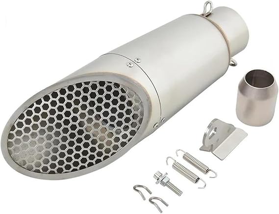 For Yamaha R1 R6 For MT09 51mm Motorcycle Escape DB Killer Modify Mesh Muffler Exhaust Pipe Exhaust Muffler Silencer(A)
