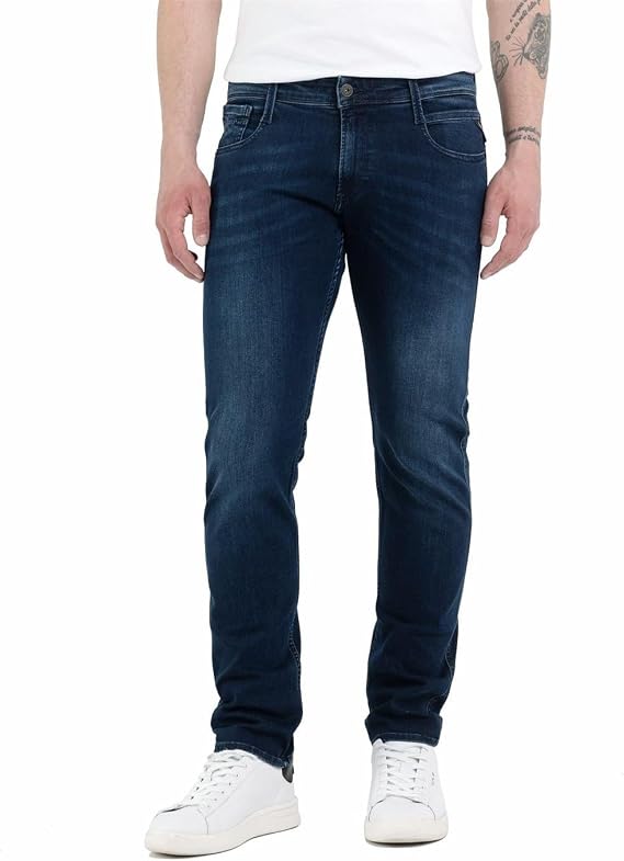 Replay Anbass Men's Power Stretch Slim Jeans