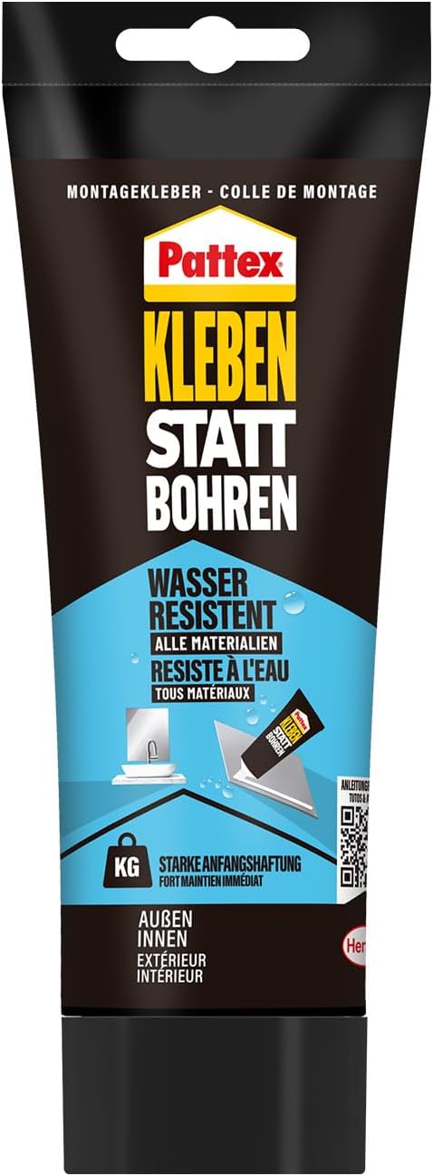 Pattex Kleben statt Bohren Water Resistant, White Color, 1 Piece, PKBW2