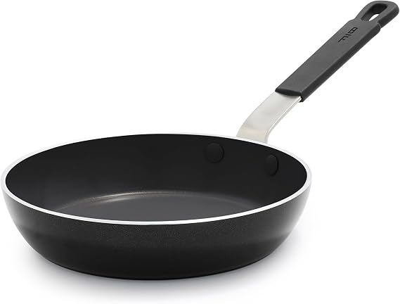 GreenPan x Bobby Flay 8" Diamond Ceramic Nonstick Frying Pan, Black