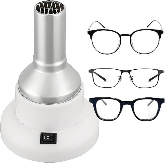 Eyeglasses Frame Warmer Frame Heater, 80C-110C, 2 Gear Temperature Adjustment, Optical Spectacle Frames Heating Adjuster,Mirror Frame Baking Lamp, for Resin/Sheets/etc Spectacle Frames