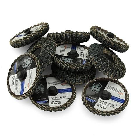 BHA 2" Zirconia Curved Edge Quick Change Flap Discs, 40 Grit - 10 Pack