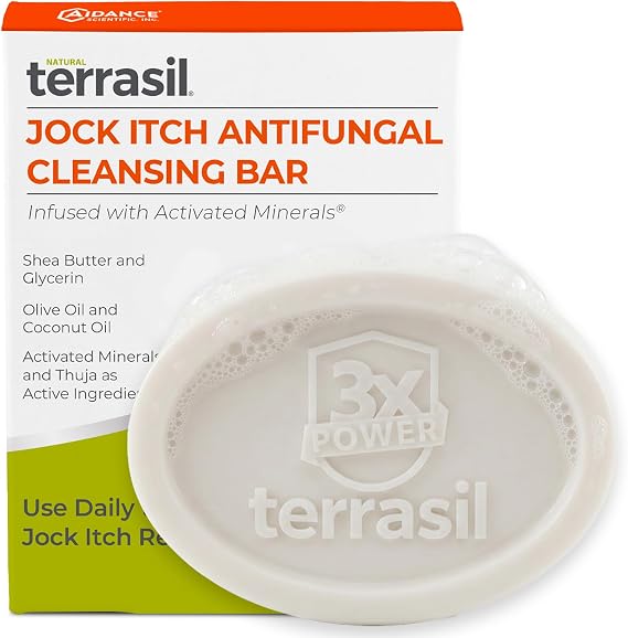 terrasil Antifungal Jock Itch Soap, 75g Bar