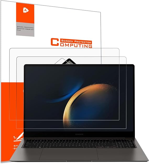 2 Pack Anti-Glare Screen Protector for Samsung Galaxy Book 5/4/3 Pro 16", Galaxy Book 5/4/3 Pro 360 16", Galaxy Book 4/3 Ultra 16", Galaxy Book 4 Edge 16", 5H Hardness Anti-Fingerprint Screen Guard