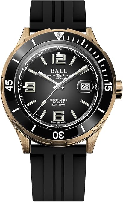 Ball DD3072B-P1CJ-BK Roadmaster M Archangel Bronze Edition 43mm Watch BLACK