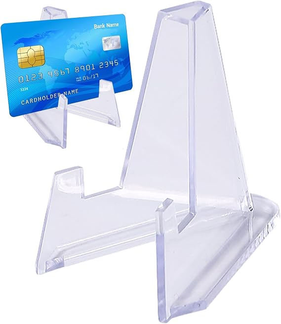 Acrylic Easel Stand - Clear Display Rack, Collapsible Plate Holder | Art Frame Photo Book Tablet Small Stand Set Clear Acrylic Easel Tablets for Tablets, Shelf Desks
