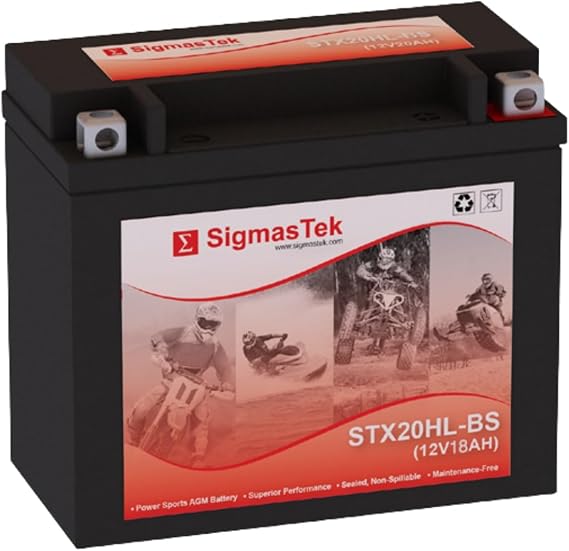 Deka ETX20L 310 CCA Motorcycle Battery (Replacement)