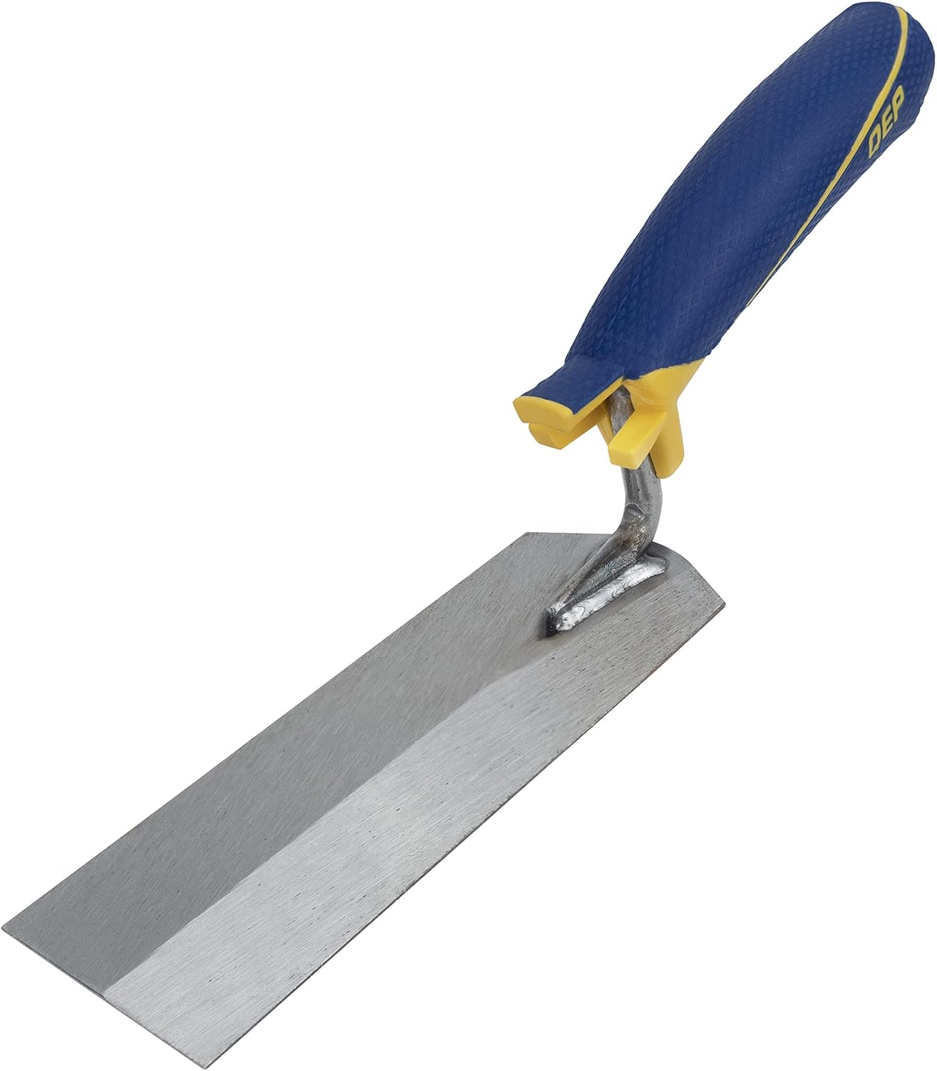 QEP 6 in. x 2 in. Comfort Grip Flat Margin Flooring Trowel with Bucket Hook, Silver (42112)