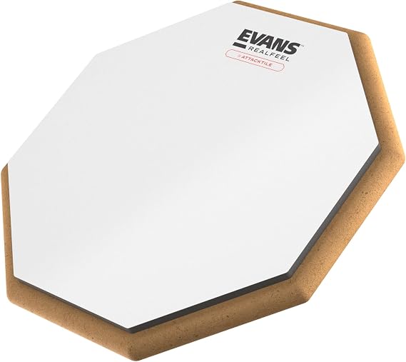 Evans RealFeel Attacktile Drum Practice Pad, 10 Inch