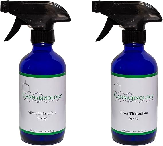 2-Pack 8 oz/240 ml Silver Thiosulfate Spray Kit | Feminized Seed Spray | STS Spraying Kit | Make feminized Seeds | Reversal Sprays