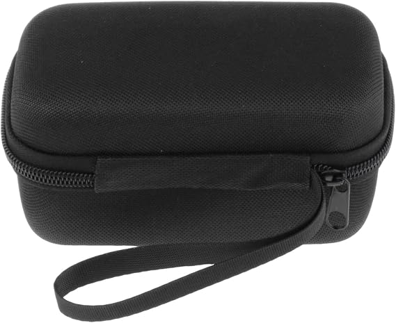 EVA Hard Case Carrying Bag Zipper Dustproof Storage Portable Electronics Holder Travel Pouch for Accessories Cables Outdoor, Black 15x9x7cm