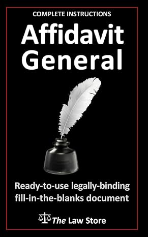 Affidavit General: Ready-to-use, legally binding, fill-in-the-blanks law firm template with instructions.