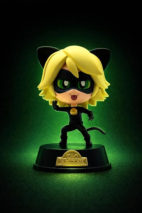 ZAG STORE - Miraculous Ladybug - Art Figure Chibi Cat Noir (Limited Edition), Green