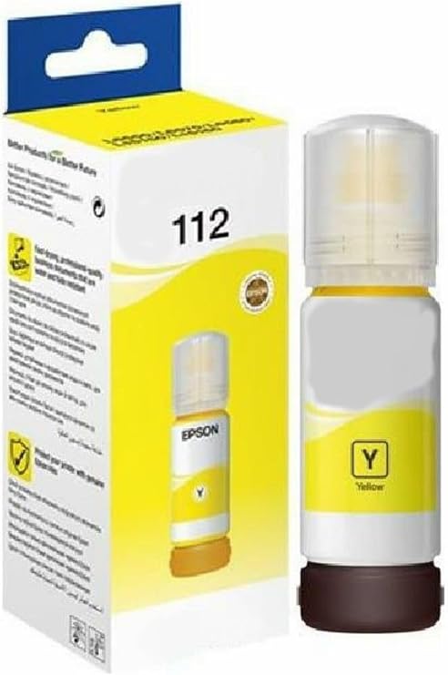 Photo Print Epson 112 L6590 Yellow Imported Counter Pigmented Ink 70 Ml
