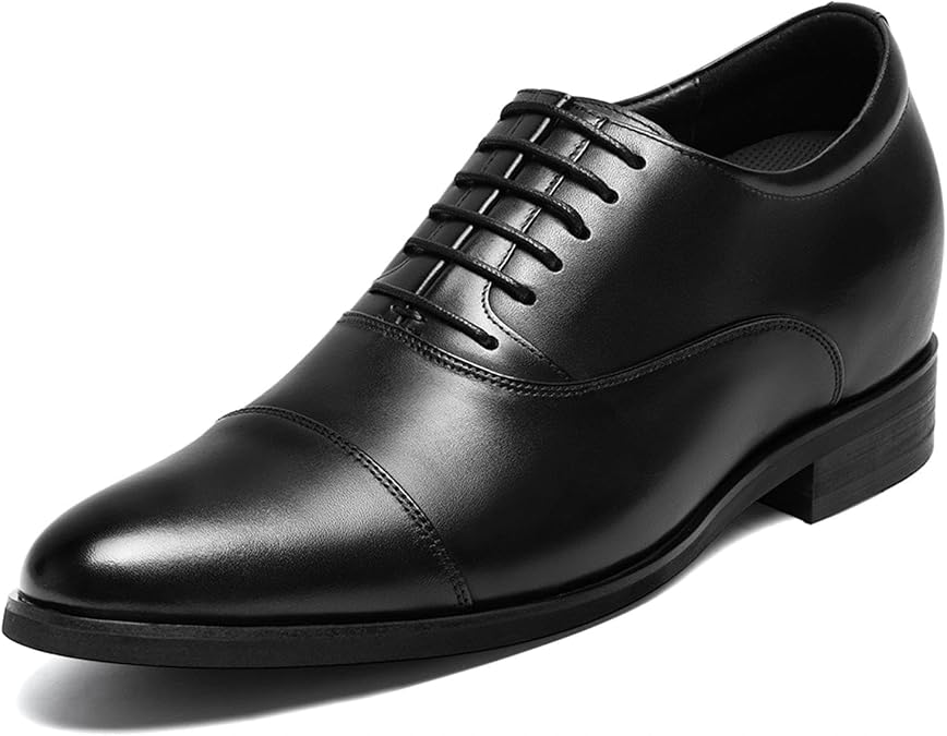 CHAMARIPA Men's Oxfords Elevator Shoes Invisible Height Increasing Shoes
