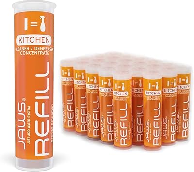 JAWS Kitchen Cleaner Refill Pods. Box of 24. Refillable Cleaning Supplies.