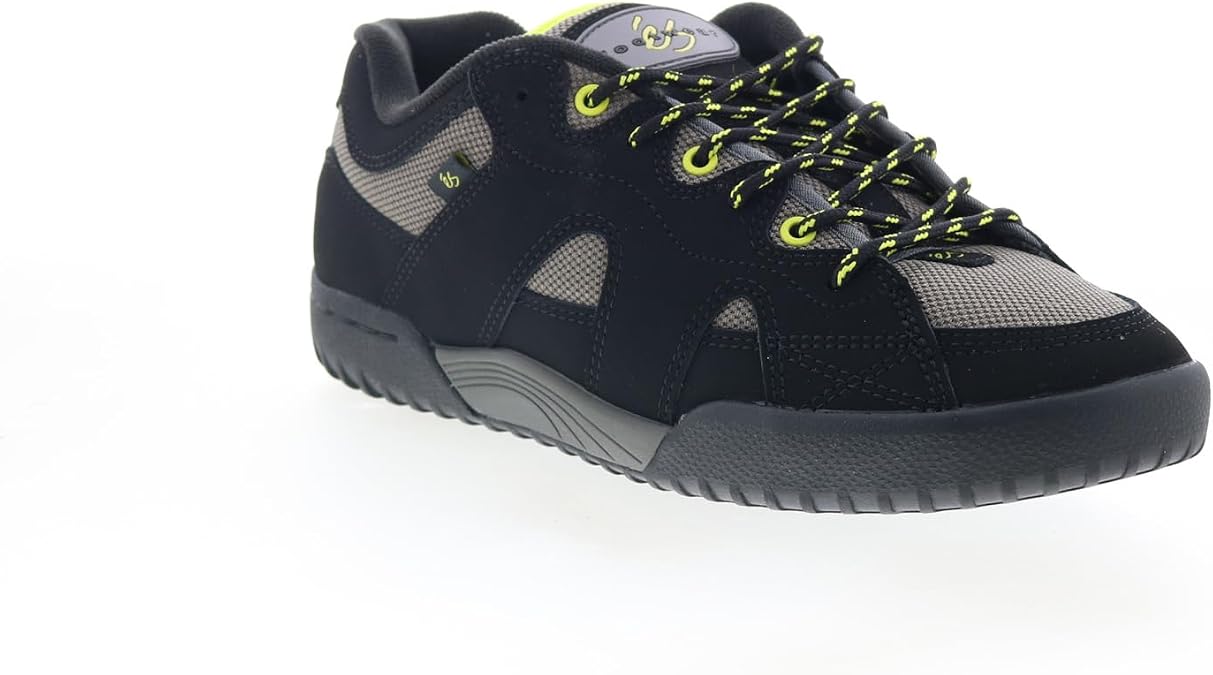 eS One Nine 7 Black / Lime Skateboard Shoes