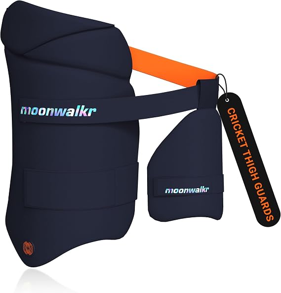 moonwalkr Thigh Guard 2.0 Cricket Blue