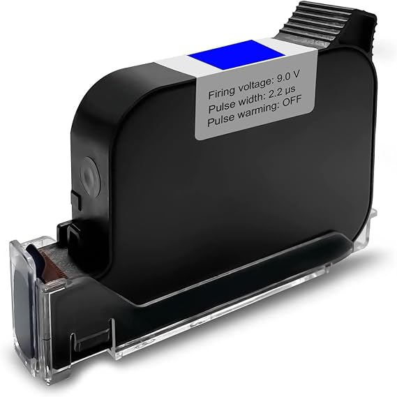 Original Handheld Printer Blue Ink Cartridge, 42ml Solvent Quick Drying Ink Cartridge for TIJ127 Handheld Inkjet Printer