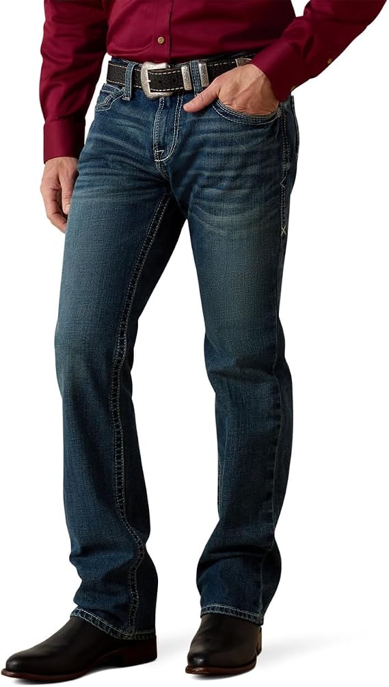 ARIAT M7 Straight Leg Coltrane Jeans in Silverton