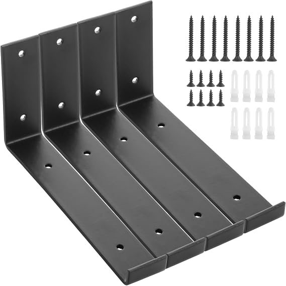 4Pcs Shelf Brackets Heavy Duty Scaffold Board Bracket 150mm