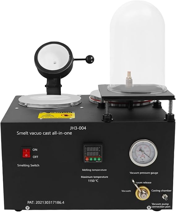 2 KG Vacuum Casting Machine, 1/3 HP Jewelry Spot Welding Machine, Jewelry Lost-Wax Casting Combination Vacuum Casting Machine, Metal Melting Casting Tool