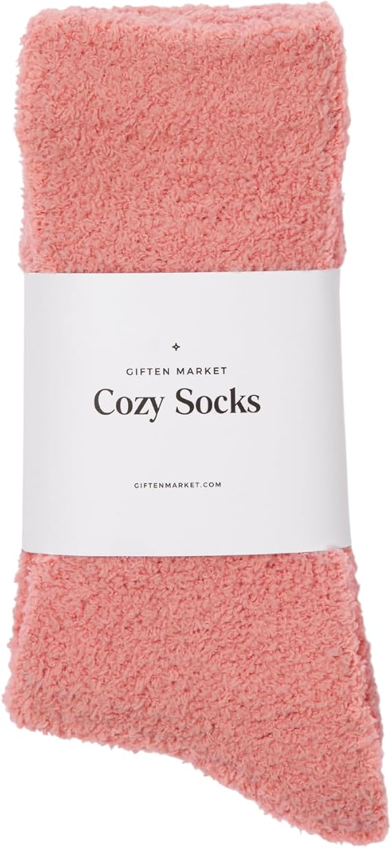 Women's Fuzzy Cloud Socks - Cozy, Comfy, and Luxuriously Soft Sleep Socks - Perfect Gifts for Warmth and Comfort