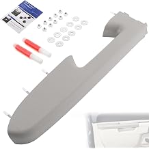 22818466 Front Left Driver Side Door Panel Armrest Repair Kit with Release Handle Below Compatible with 2010-2014 Chevy Silverado 1500 2500HD 3500HD and GMC Sierra 1500 2500HD 3500HD, Gray