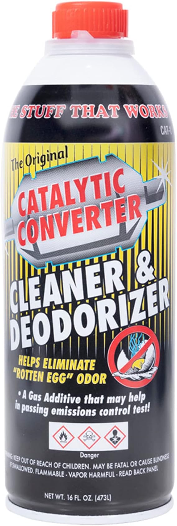 Solder-It Catalytic Converter Cleaner and Deodorizer (16 fl oz) | Fuel System Cleaner | EGR Valve, Combustion Chamber, and Oxygen Sensor Cleaner | Catalytic Cleaner Fuel Additive for Gasoline Engines