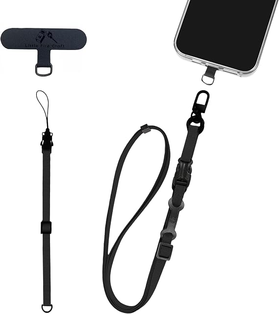 Adjustable Crossbody Phone Lanyard Cell Phone Wrist Strap Combo