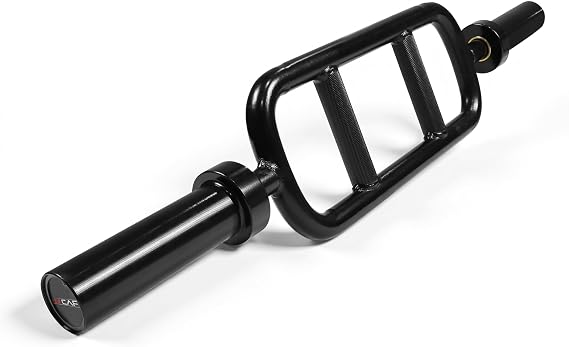 CAP Barbell 2' Solid Olympic Triceps Bar, No Collars, Black (New Version) (OBIS-34SB-3)