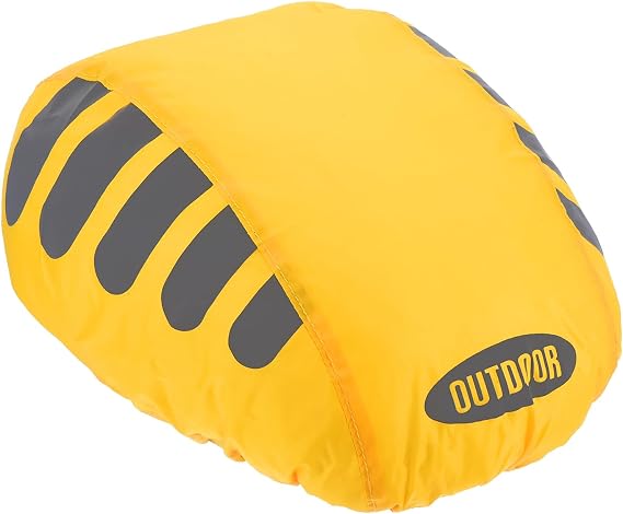 PATIKIL Cycling Bicycle Helmet Cover, Motorcycle Helmet Rain Covers Ride Gear Helmet Cover with Reflective Strip for Road Cycling