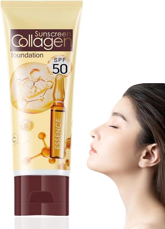 Tinted Sunscreen For Face,Tinted Sunscreen Spf 50 UV Protection,Spf 50 Face Moisturiser,Tinted Sun/screen for Fa/ce Hydrating,Hydrating,Oil Control,Water Resistant & Non-Greasy,Sun Cream for Women