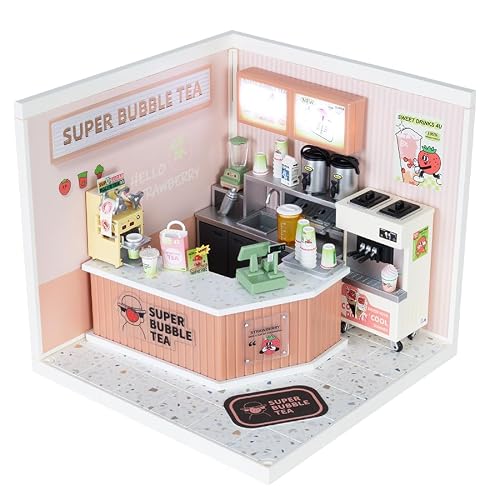 Fat Brain Toys Double Joy Bubble Tea D.I.Y. Mini Set Arts & Crafts for Ages 8 to 12