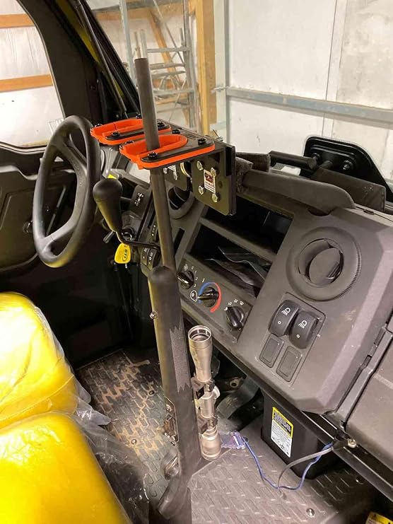 JD Gator 835 UTV Double Gun Rack