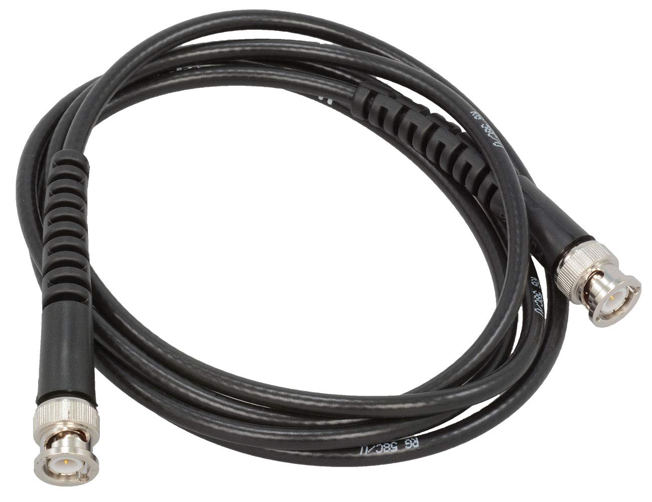Pomona Electronics 2249-C-72 Cable Assembly RG58C/U BNC Male 50 Ohm 20 AWG 72" Length Black