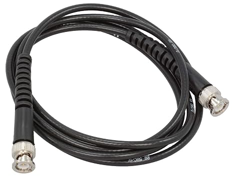 Pomona Electronics 2249-C-72 Cable Assembly RG58C/U BNC Male 50 Ohm 20 AWG 72" Length Black