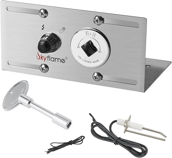 Skyflame Stainless Steel Fire Pit Gas Burner Spark Ignition Kit