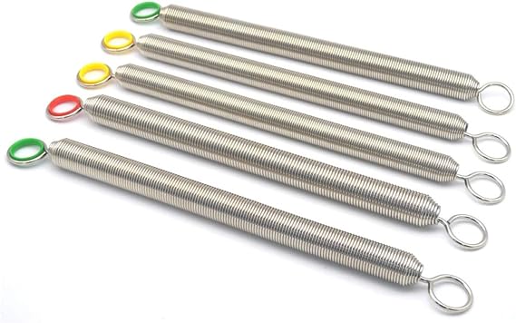 Pilates Resistance Springs 5pcs Pilates Reformer Spring Pilate Equipment Accessories Yoga Pilates Reformer Music Wire Steel Tension Springs