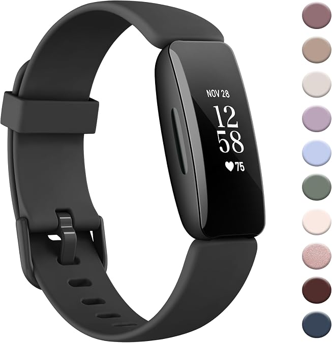 AK Band Compatible with Fitbit Inspire 2 Bands for Women Men, Adjustable Replacement Sport Wristbands Straps for Fitbit Inspire 2 / Ace 3