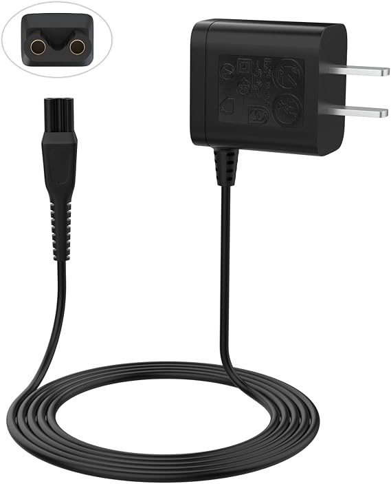 15V Charger Power Cord Adapter Compatible with Philips Norelco HQ8505 9000 7000 5000 3000 Older Shaver Series, Multigroom MG5750 MG7750 MG7770 MG7790 S9987 Electric Shaver Razor Trimmer Charging Cord