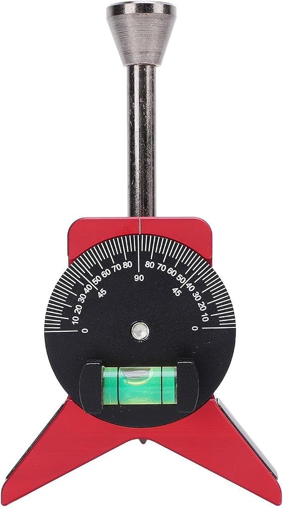 Pipe Center Finder, Pipefitter Tools Magnetic Centering Head, 2.75 Y Type Pipe Fitting Tools Adjustable Dial Bubble Protractor to Measure Pipe Diameter from 1-1/2 to 6