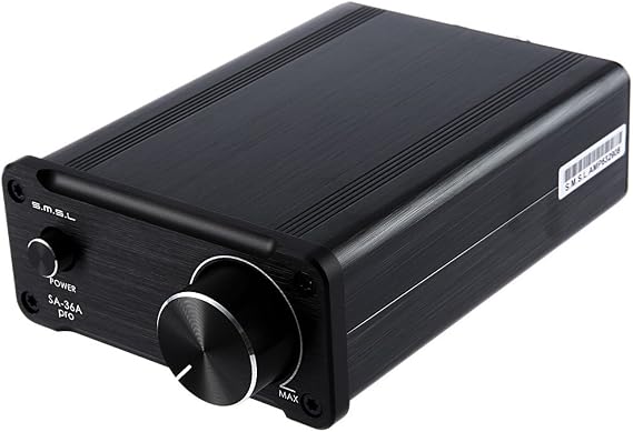 SMSL SA-36A Pro 20WPC TDA7492PE Digital Amplifier AMP 12V Power Supply Black